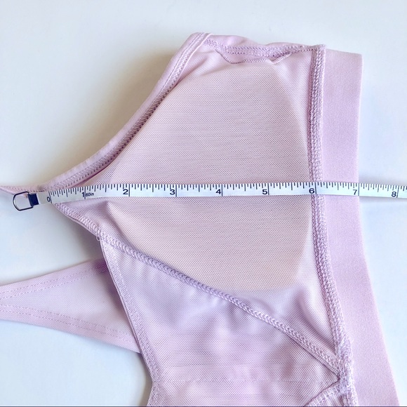 NEW SO AUTHENTIC AMERICAN HERITAGE Sports Bra Racerback Straps Medium Pink Women - Picture 7 of 13